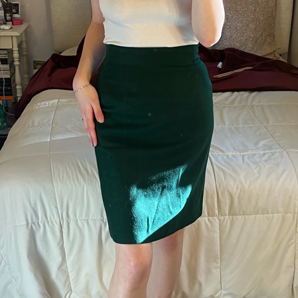 Vintage Green Pencil Skirt